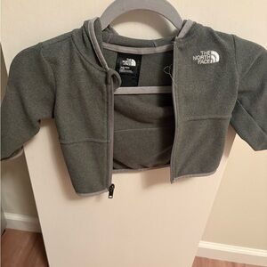 The North Face Kids Charcoal Fleece Hoodie